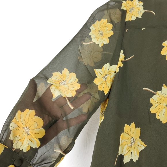 Madewell Effie Floral Woven Wrap in XXS - Picture 5 of 16